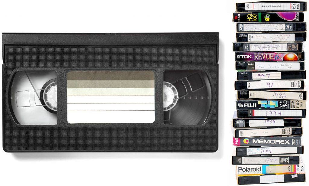 VHS Tapes VCR Tape Information on Video to Digital Conversion